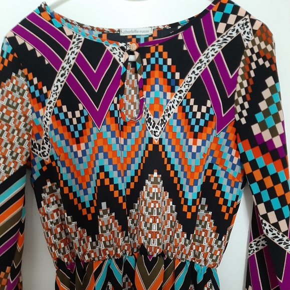 Charlotte Russe Small Multicolored Dress - Picture 3 of 12